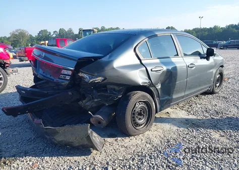 2013 Honda Civic Lx z USA, uszkodzony, nr VIN 19XFB2F56DE012735